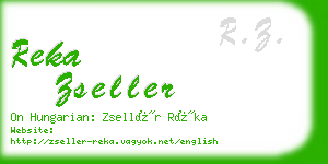 reka zseller business card